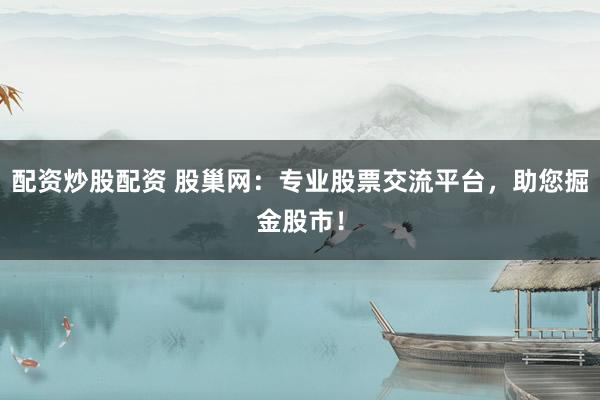 配资炒股配资 股巢网：专业股票交流平台，助您掘金股市！